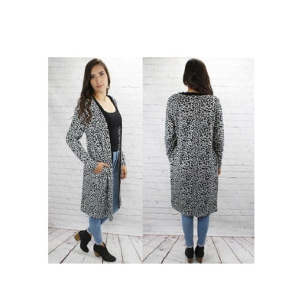 Leopard Print Cardigan